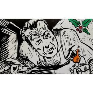 Die Hard Inspired 5"x7" Holiday Greeting Cards Set of 5 Acid Free Card Stock Art